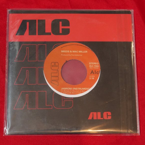 Mac Miller & Migos Jabroni The Alchemist 7" Vinyl LP #246/500 - Picture 2 of 2